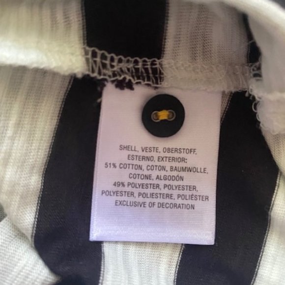 NWoT Anthropologie 9-Hi5 StCl Striped Sequined Shirt - Picture 3 of 6